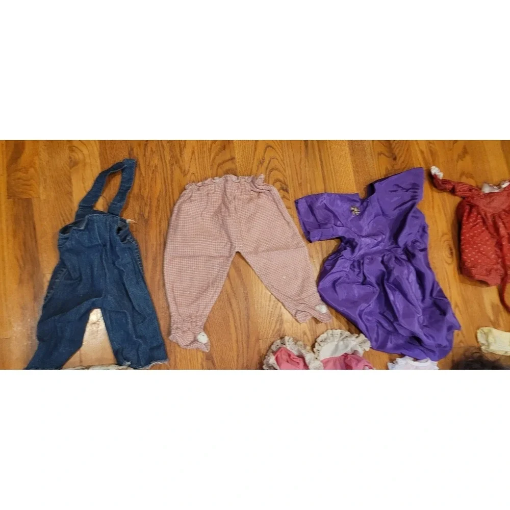 Large Bulk Lot Vintage Mixed Doll Clothes‎ with 20